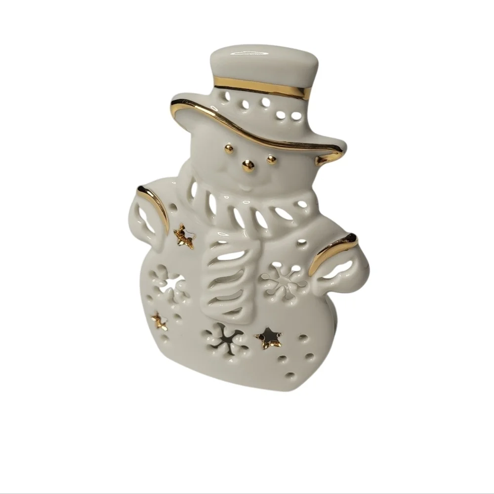 Lenox Snowman Tealight Holder